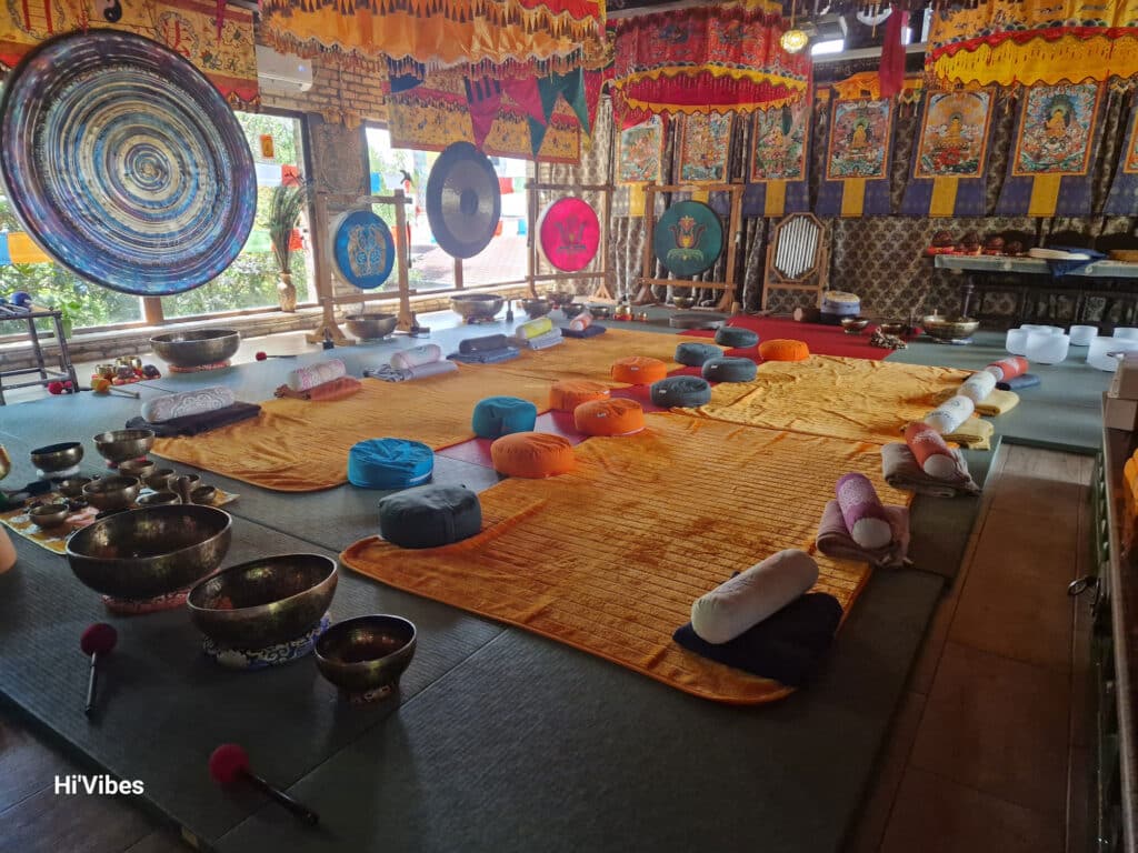 A garábi Shambala szentély belső tere – Hi’Vibes hangutazás helyszín