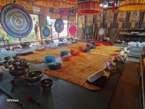 A garábi Shambala szentély belső tere – Hi’Vibes hangutazás helyszín