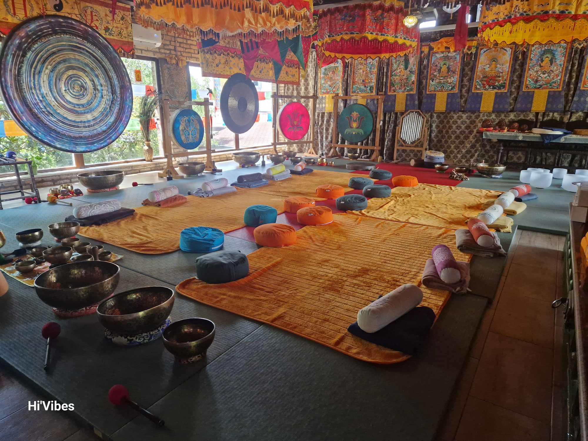 A garábi Shambala szentély belső tere – Hi’Vibes hangutazás helyszín